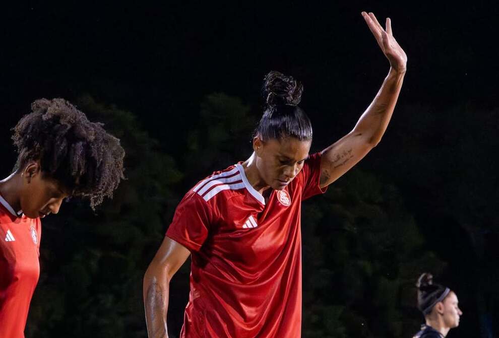 Sole Jaimes defende o Internacional (Foto: Lara Vantzen Kempfer/ Inter)