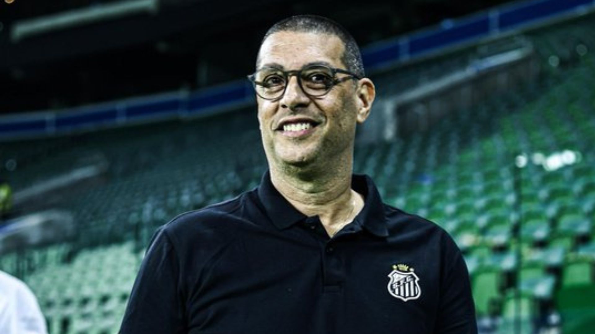 Marcelo Frigerio marca presença no clássico. (Foto: Reinaldo Campos/Santos F.C.)