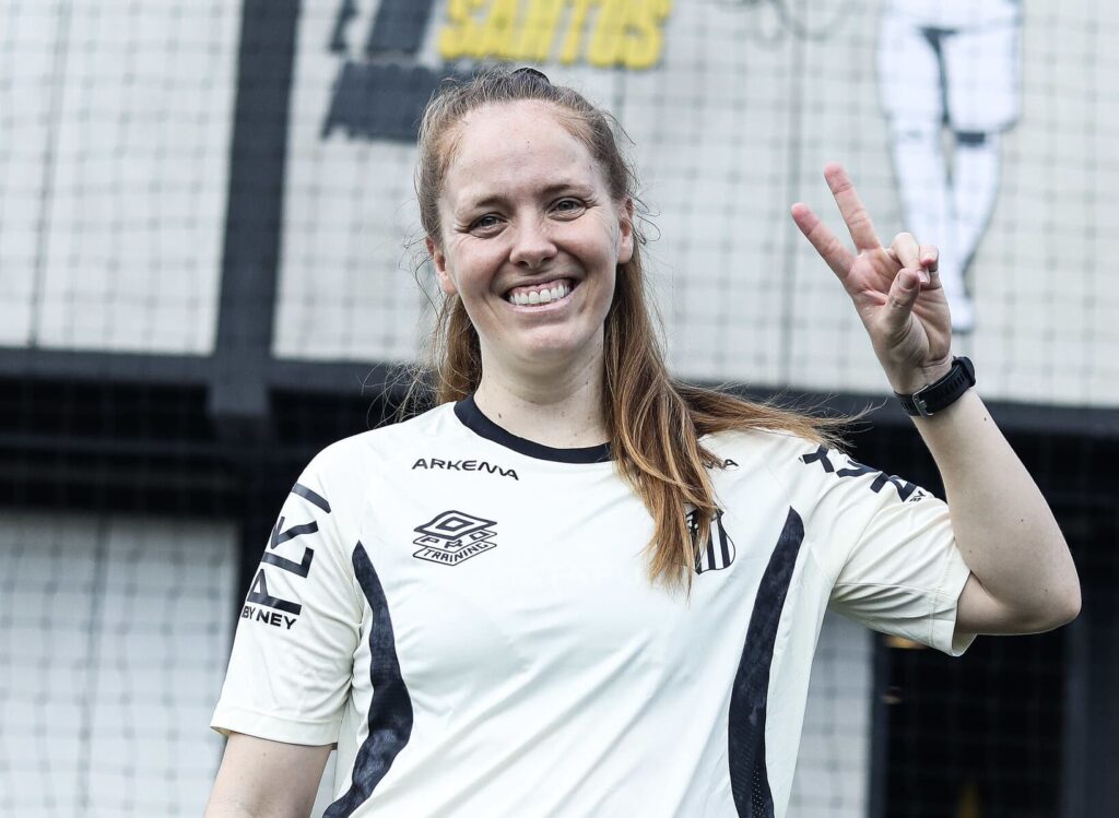 Ketlen está de volta aos jogos (Foto: Reinaldo Campos/ Santos FC)
