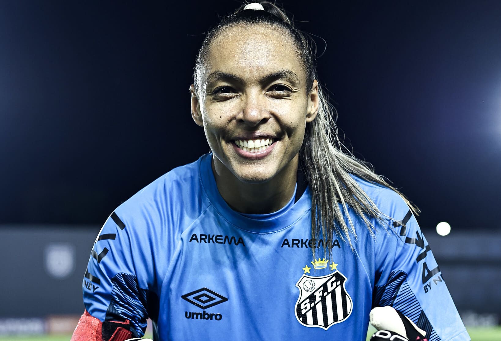 Taty Amaro, goleira do Santos (Foto: Reinaldo Campos/ Santos FC)