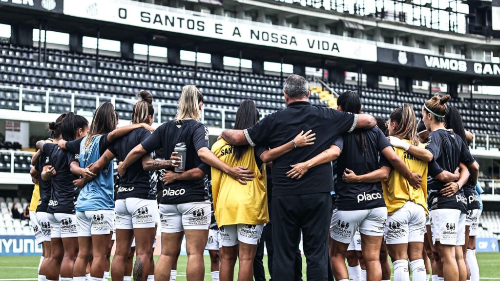 Santos e Fluminense duelam pelo Brasileirão Feminino. (Foto: Reinaldo Campos/Santos FC)