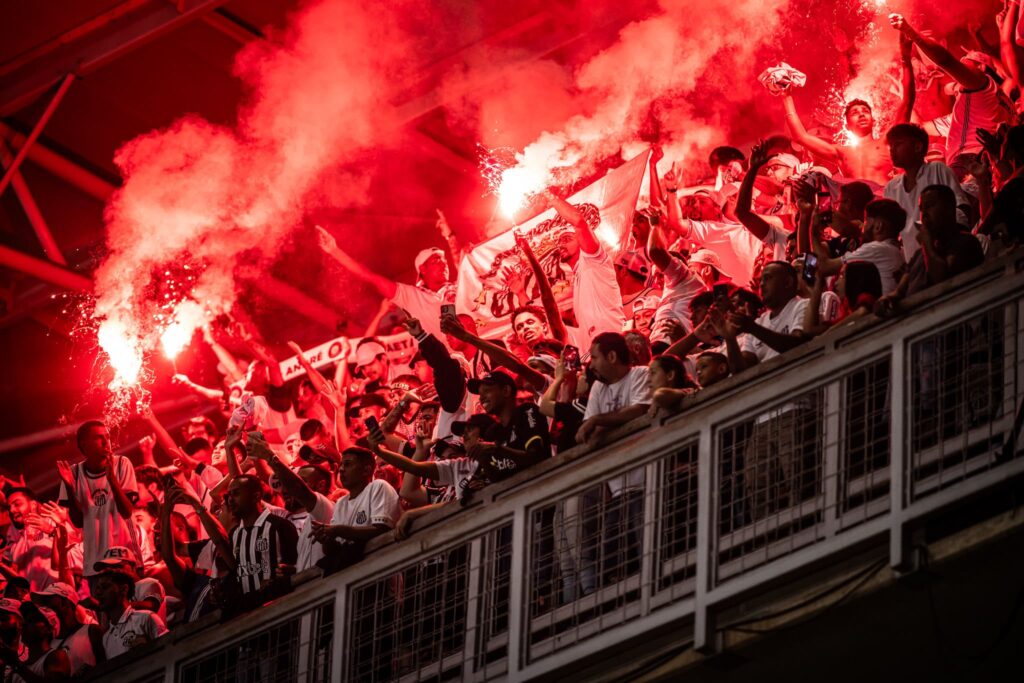 Sereias da Vila enfrentam o Atlético-MG (Foto: Divulgação/Santos FC)