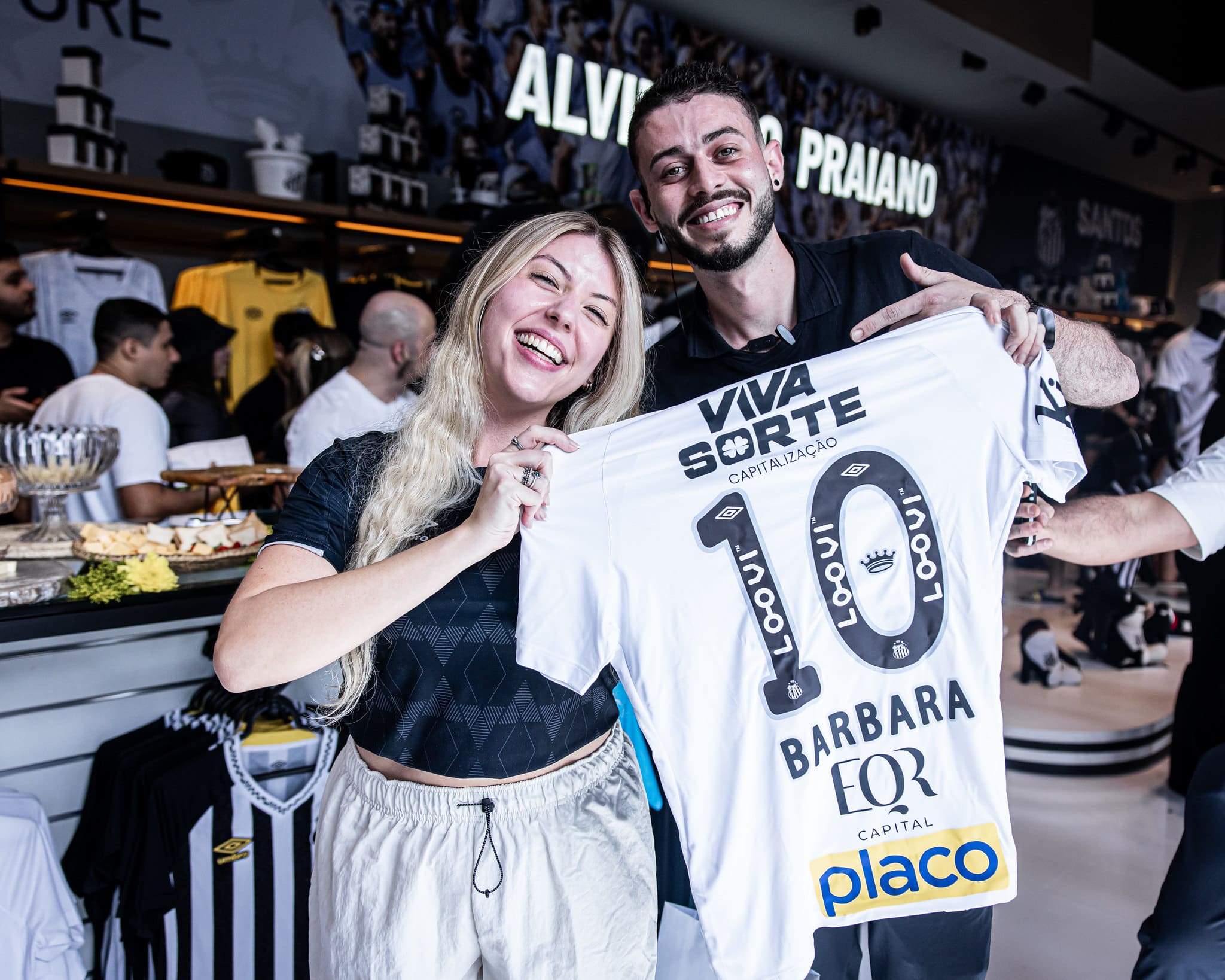 Santos promove ação para torcida em duelo das Sereias pelo Brasileiro Feminino (Foto: Raul Baretta/ Santos FC