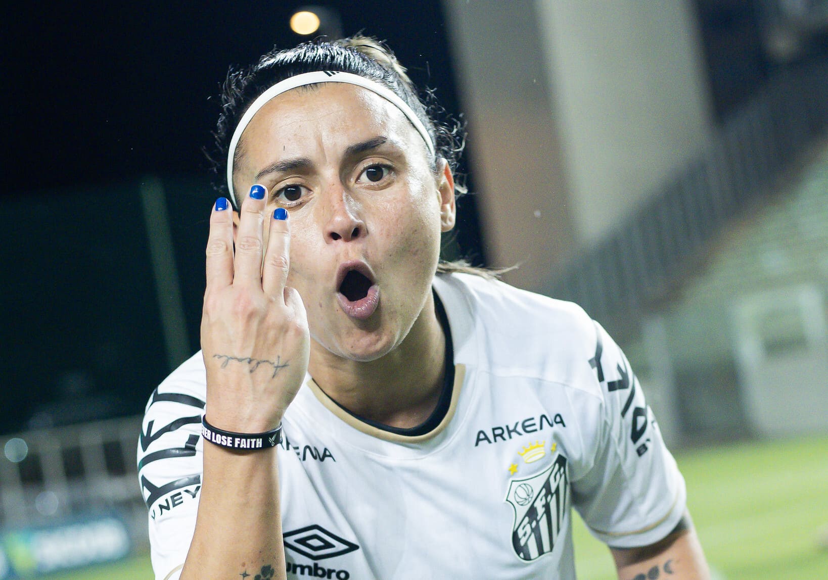 Rafa Andrade é suspensa e desfalca o Santos após vitória sobre o América-MG (Foto: Reinaldo Campos/ Santos F.C)