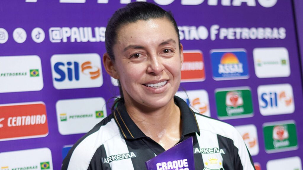 Yoreli Rincón foi eleita Craque do Jogo. (Igor do Vale/Ag. Paulistão)