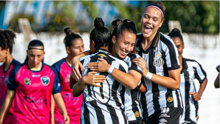 Santos vence o Lemense pelo Paulistão F Sub-20. (Foto: Vagner Ansanelo)