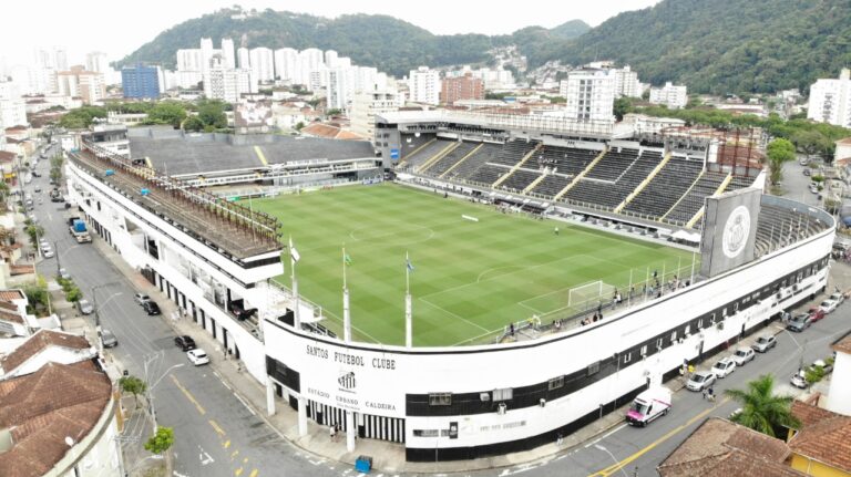 Vila Belmiro ganha novo banco de reservas (Foto: Reprodução/Santos FC)