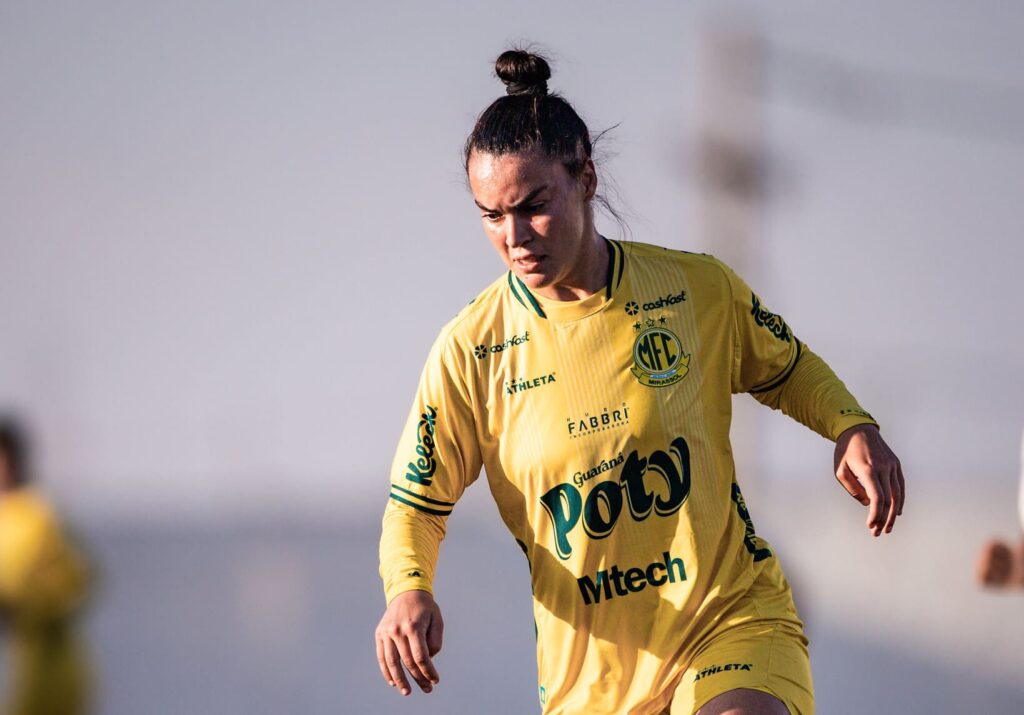 Julia Daltoé, atualmente no Mirassol, reencontra o Santos pelo Paulistão Feminino (Foto: Pedro Zacchi/Ag.Paulistão)