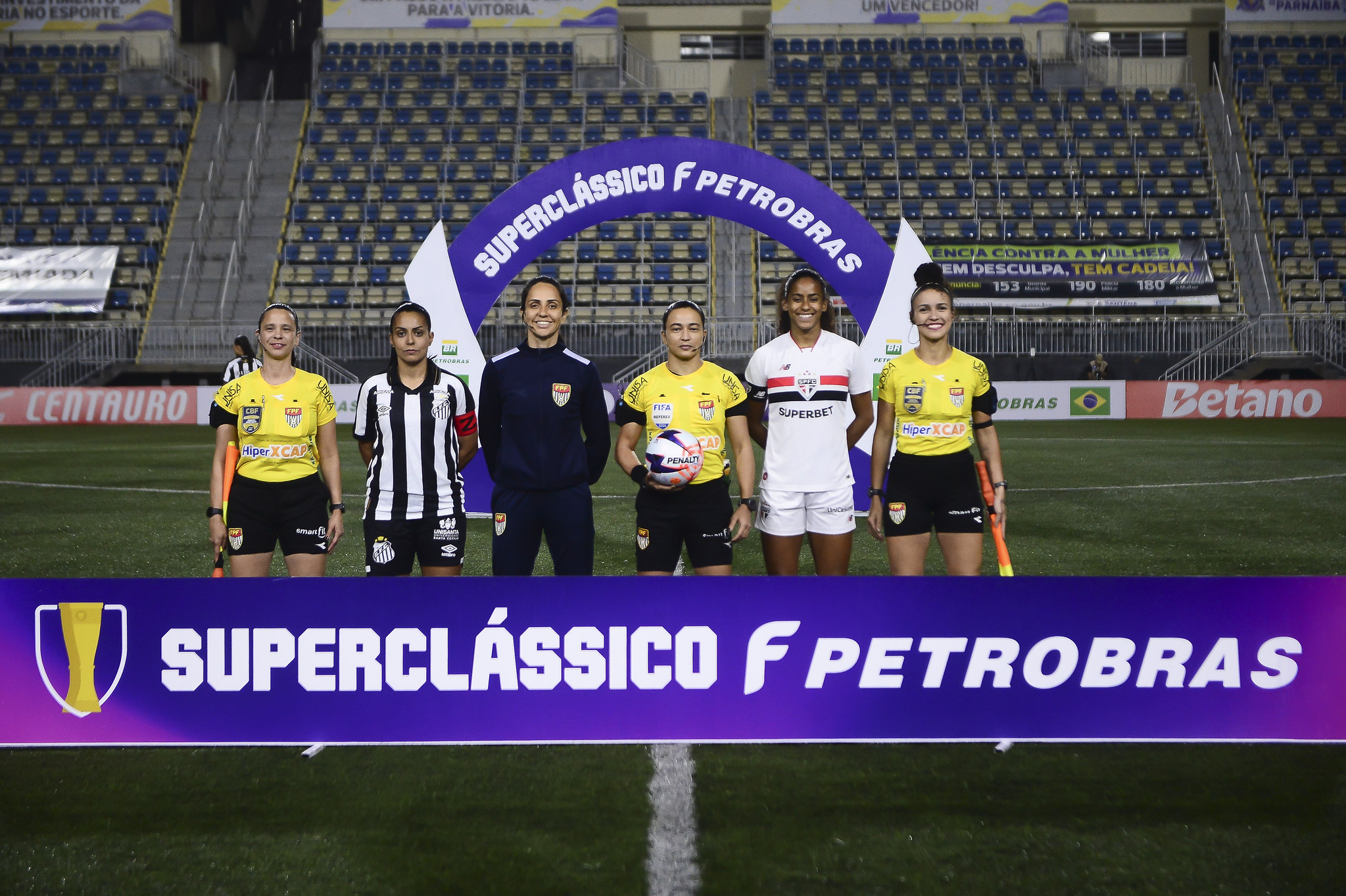 Santos enfrentará o São Paulo na fase play-in do Paulistão F. (Foto: Mauro Horita/Ag.Paulistão)