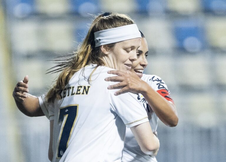 Ketlen marcou o gol da vitória do Santos sobre o Mirassol pelo Paulistão F (Foto: Reinaldo Campos/Santos FC)