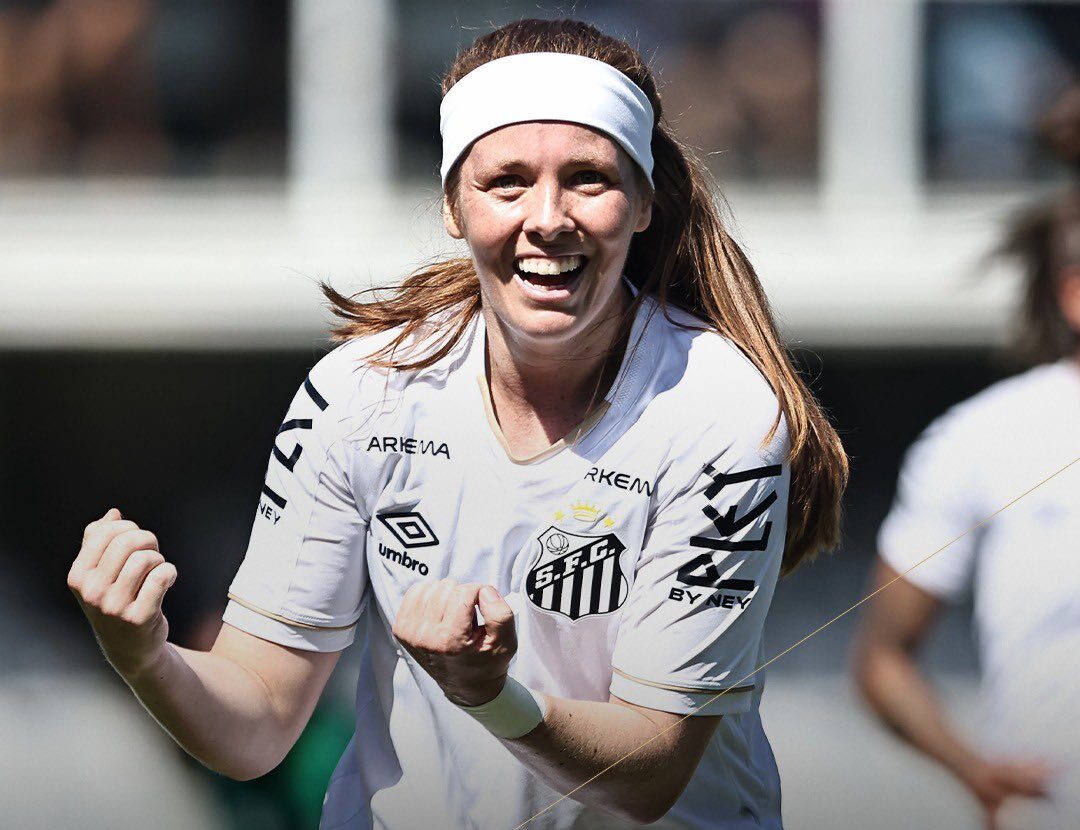 Com gol de Ketlen, Santos goleia Juventude no Brasileirão Feminino. (Foto: Reinaldo Campos/Santos FC)