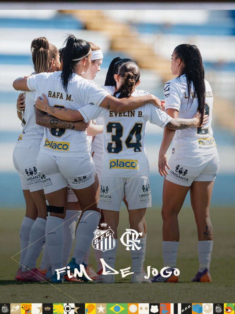 Santos perde para o Flamengo no Brasileirão Feminino. (Foto: Reinaldo Campos/Santos FC)