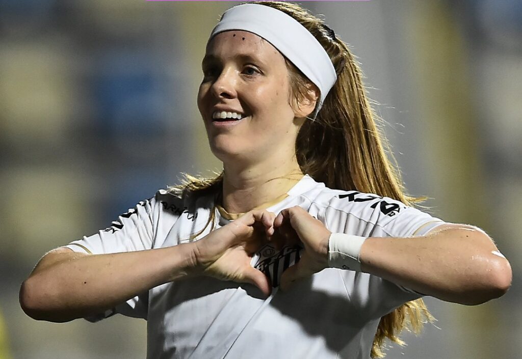 Ketlen marcou da vitória contra o MIrassol. (Foto: Mauro Horita/Ag. Paulistão)