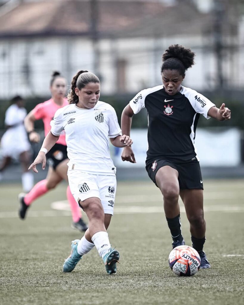 Santos perde para o Corinthians no Paulistão F Sub-20. (Foto: Reinaldo Campos/Santos FC)