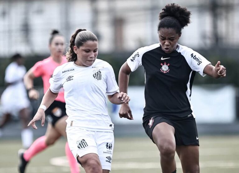 Santos perde para o Corinthians no Paulistão F Sub-20. (Foto: Reinaldo Campos/Santos FC)