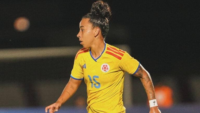 Wendy atuou pela Seleção Colombiana em amistoso. (Foto: Reprodução/Instagram)