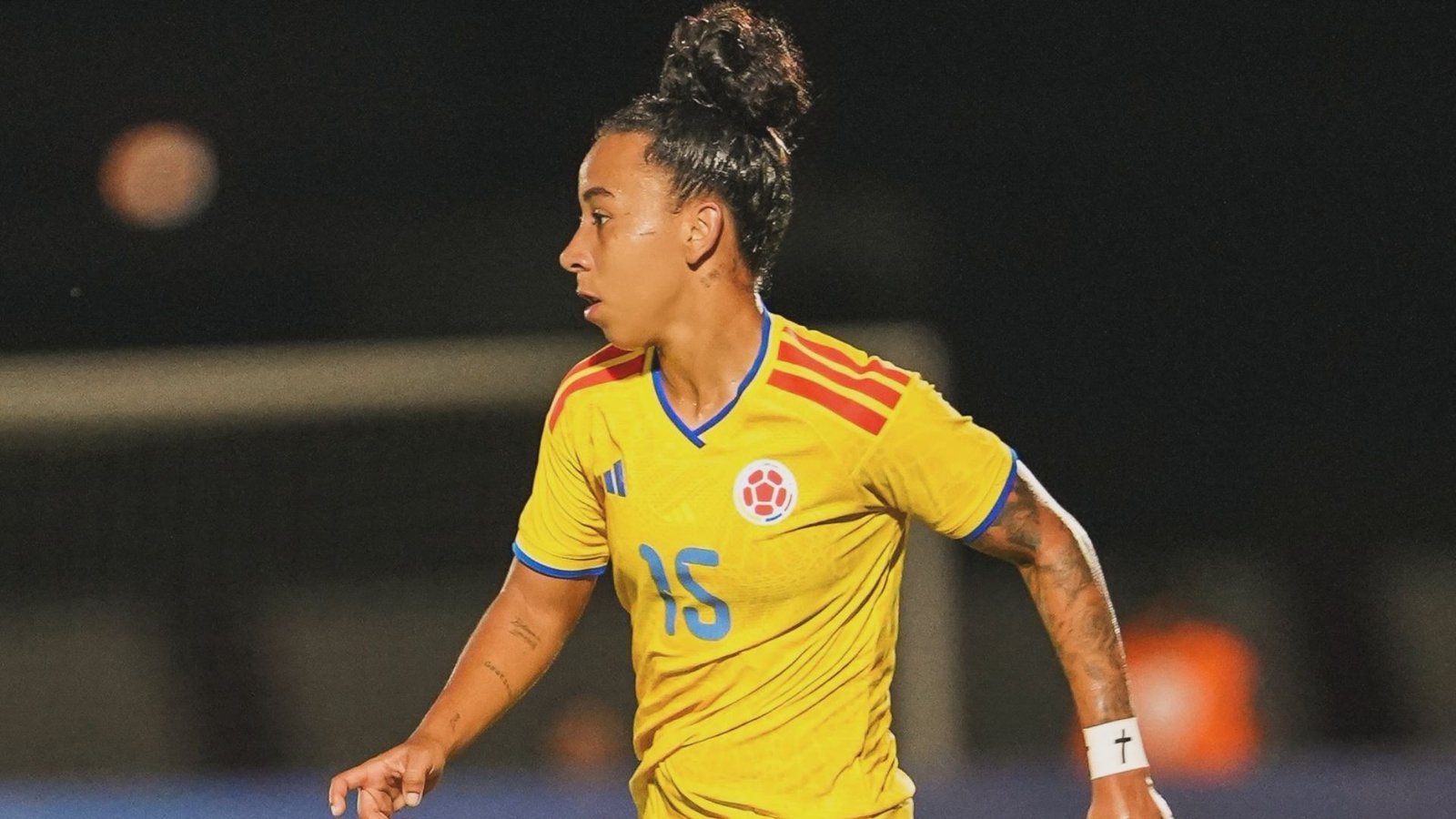 Wendy atuou pela Seleção Colombiana em amistoso. (Foto: Reprodução/Instagram)