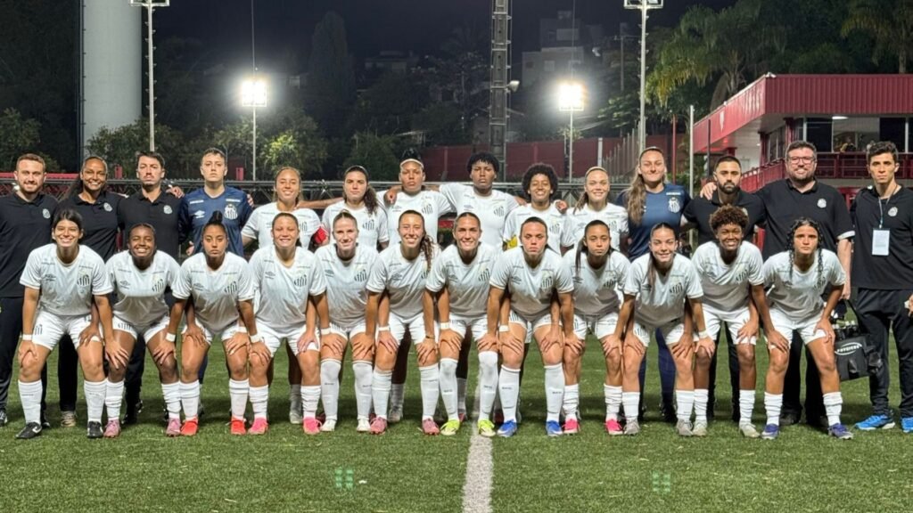 Santos foi eliminado pelo São Paulo no Paulistão F Sub-20. (Foto: Reprodução/Santos FC)